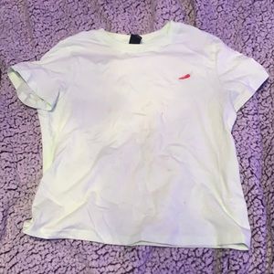 green top with hot pepper